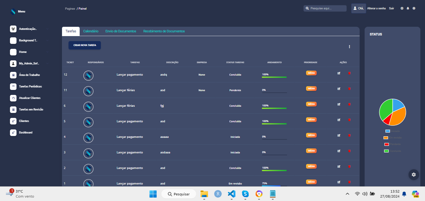 Outros projetos de software e IA